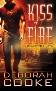 Kiss of Fire, a paranormal romance and first in the Dragonfire series, by Deborah Cooke