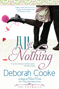 All or Nothing, book #4 of the Coxwell series of contemporary romances by Deborah Cooke (writing as Claire Cross)