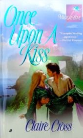 Once Upon a Kiss, a Scottish time travel romance by Claire Delacroix (writing as Claire Cross), out of print mass market edition