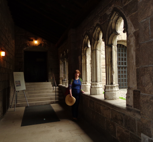 Claire Delacroix at the Cloisters