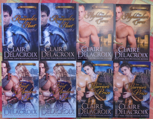 The Ture Love Brides series of medieval romances by Claire Delacroix in print editions