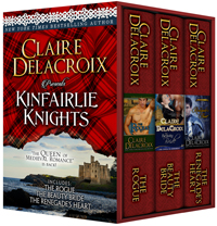 Kinfairlie Knights boxed set of medieval Scottish romances by Claire Delacroix