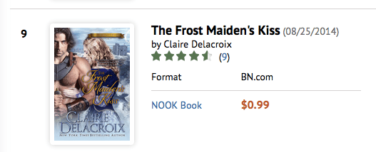 The Frost Maiden's Kiss at B&N June 20, 2016
