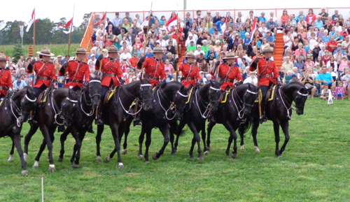 The RCMP Musical Ride, photographed by Deborah Cooke