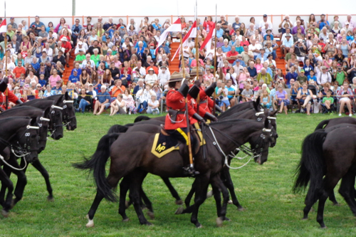 The RCMP Musical Ride, photographed by Deborah Cooke