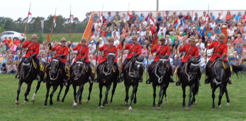 The RCMP Musical Ride, photographed by Deborah Cooke