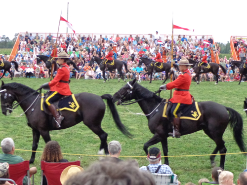 The RCMP Musical Ride, photographed by Deborah Cooke