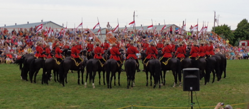 The RCMP Musical Ride, photographed by Deborah Cooke