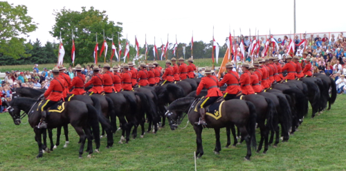 The RCMP Musical Ride, photographed by Deborah Cooke