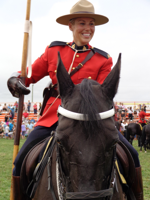 The RCMP Musical Ride, photographed by Deborah Cooke