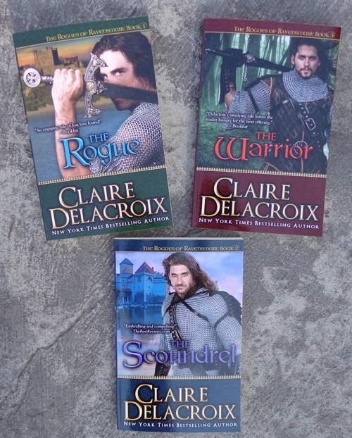 The Rogues of Ravensmuir medieval romances by Claire Delacroix in new trade paperback editions