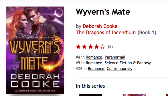 Wyvern's Mate at Kobo on January 7, 2017