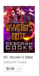 Wyvern's Mate on the top 100 bestselling romance list at Apple on January 7, 2017
