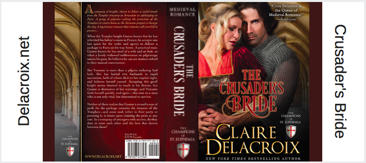 The Crusader's Bride by Claire Delacroix minibook slipcover