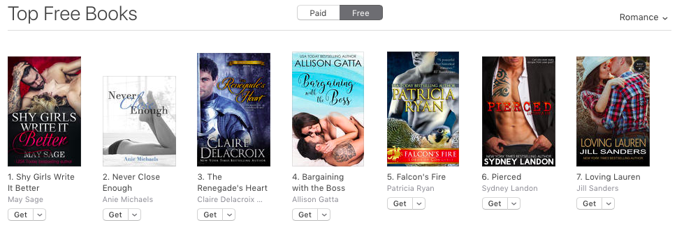 The Renegade's Heart, #3 in Romance at iBooks on April 26, 2017