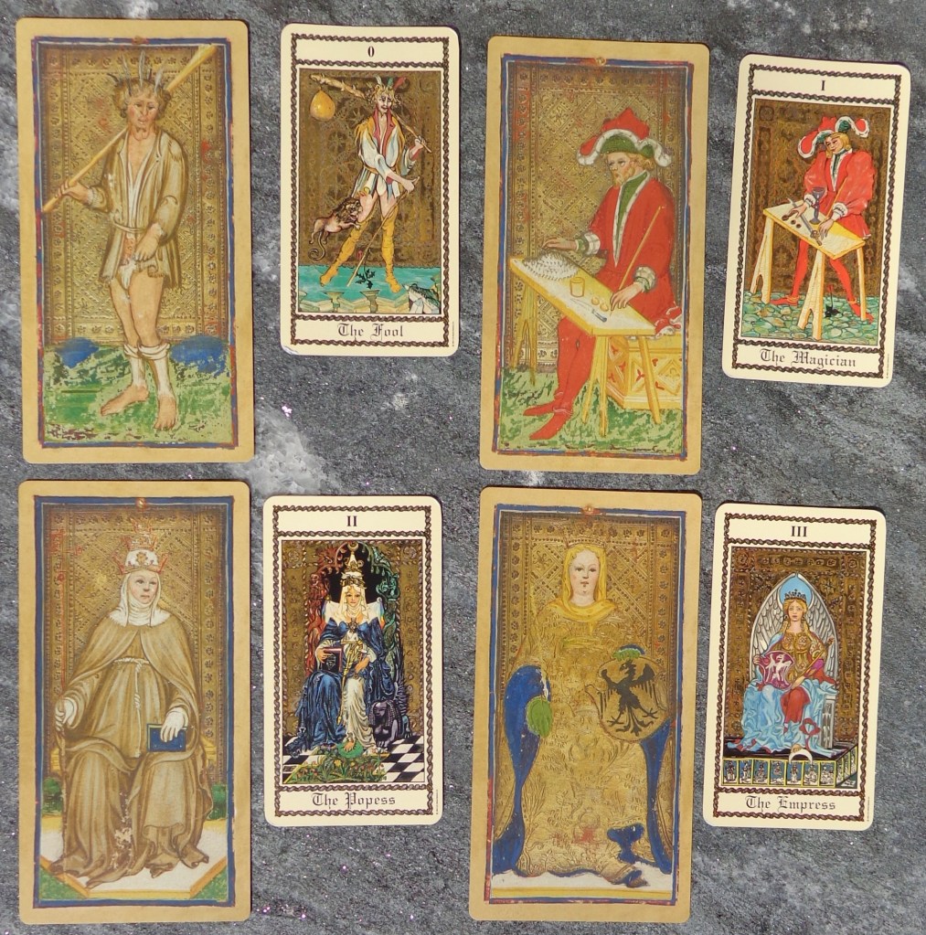 Two tarot decks compared - the Higher Arcana