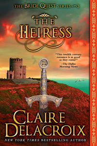 The Heiress, book #3 of the Bride Quest series of medieval romances by Claire Delacroix