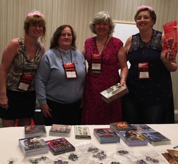 Knights vs. Dragons at RTC2017 with Sharon Page, Mary Ann Abraham, Deborah Cooke (aka Claire Delacroix) and Amy Ruttan