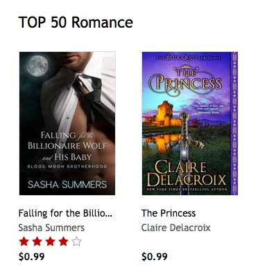The Princess, a medieval romance by Claire Delacroix, #2 bestselling title in Romance at Kobo on August 26, 2017