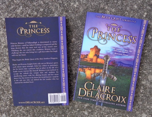 The Princess, book #1 of the Bride Quest series of medieval romances by Claire Delacroix, new print edition