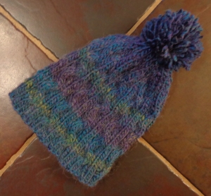 Serpentine Hat knit by Deborah Cooke