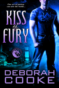 Kiss of Fury, #2 of the Dragonfire Novels, a series of paranormal romances by Deborah Cooke