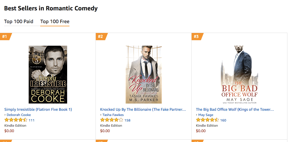 Simply Irresistible at #1 in Romantic Comedy in the Kindle store on September 22, 2018