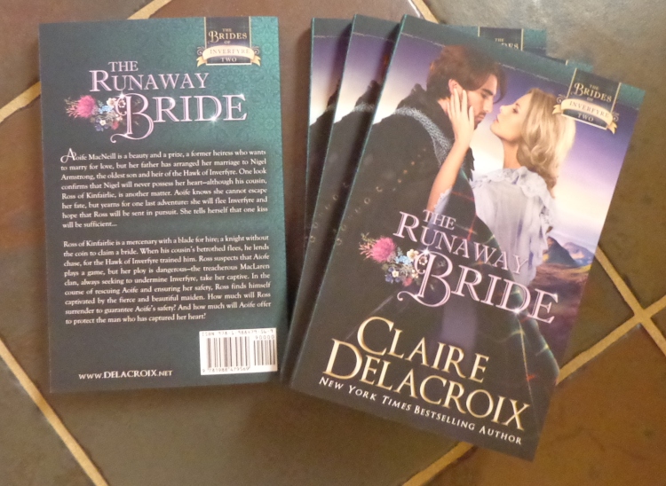 The Runaway Bride by Claire Delacroix in trade paperback