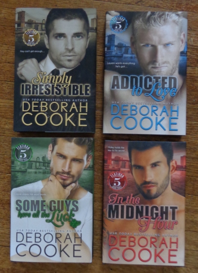 The Flatiron Five series of contemporary romances by Deborah Cooke in hard cover editions