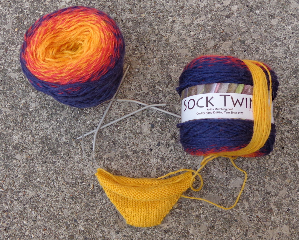 Sock Twins socks knit toe-up by Deborah Cooke