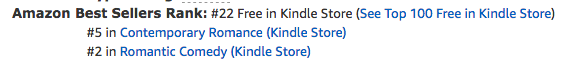 Simply Irresistible, book one of the Flatiron Five series of contemporary romances by Deborah Cooke, at #2 in Romantic Comedy, #5 in Contemporary Romance and #22 free overall at Amazon.com on August 12, 2019