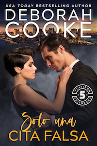 Just One Fake Date, book one of the Flatiron Five Fitness series of contemporary romances by Deborah Cooke, Spanish edition