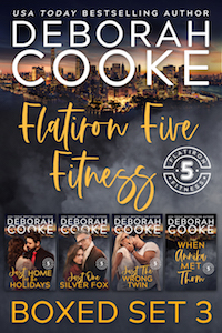 Flatiron Five Fitness Boxed Set 3, including books 7 - 10 of the contemporary romance series by Deborah Cooke