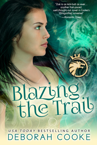 Blazing the Trail, book three of the Dragon Diaries paranormal YA trilogy by Deborah Cooke