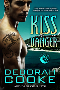 Kiss of Danger, a novella and book ten of the Dragonfire Novels series of paranormal romances by Deborah Cooke