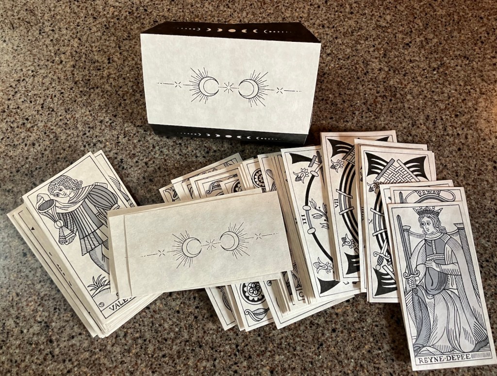 Tarot de Marseilles digital reward for backers of Deborah Cooke's Kickstarter campaign