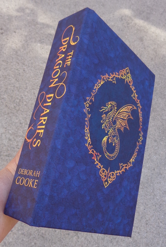 The Dragon Diaries retail Hardcover omnibus edition, including all three books in the fantasy YA series by Deborah Cooke