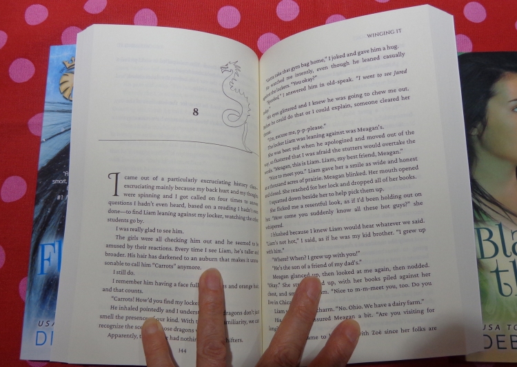 Interior page of The Dragon Diaries new trade paperback editions