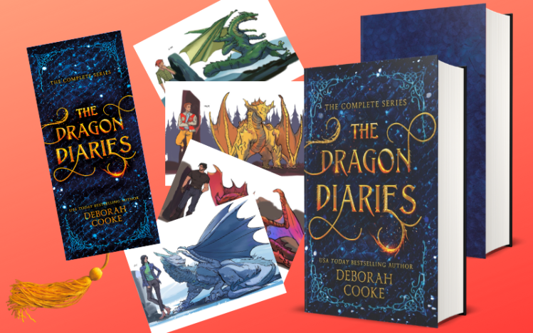 Luxe Bookmark and Character Cards includes with The Dragon Diaries Special Edition Hardcover Omnibus at Kickstarter