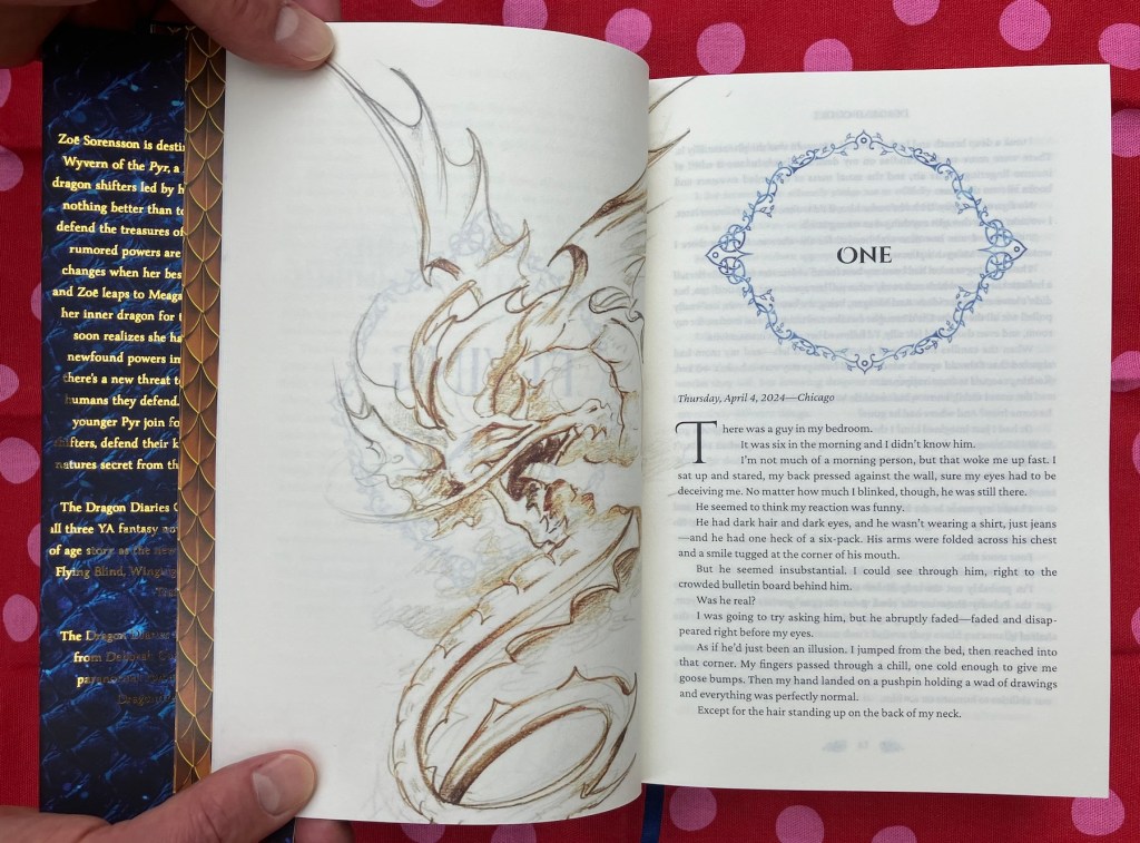 The opening spread for Flying Blind in the Dragon Diaries Special Edition Hardcover Omnibus