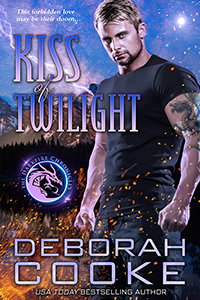 Kiss of Twilight, book two of the Darkfire Chronicles series of paranormal romances featuring dragon shifters, by Deborah Cooke