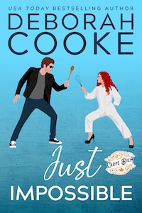 Just Impossible, book five of the Carpe Diem Café series of small town contemporary romances by Deborah Cooke, alternate cover