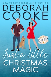 Just a Little Christmas Magic, book six of the Carpe Diem Café series of small town contemporary romances by Deborah Cooke, alternate cover