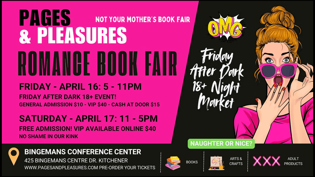 Pages & Pleasures Kitchener April 2027