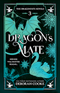 New edition of Dragon's Mate, book three of the DragonFate Novels by Deborah Cooke, coming in 2027