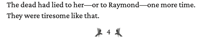 footer detail from new edition of Dragon's Kiss by Deborah Cooke